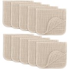 Muslin Burp Cloths 20  X 10   Pack Of 10 - Large  6-layer  Ultra Absorbent 10   