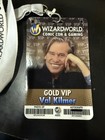 Wizard Comic Con Val Kilmer 2017 Gold Vip Pass   Lanyard Collectable