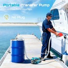 Seesii Fuel Transfer Pump Battery Powered  12gpm Cordless Electric Diesel Tra   