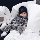 Newborn Infant Baby Boy Kids Romper Jumpsuit Camouflage Bodysuit Clothes Outfits