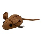 Vtg Sandy Vohr   s Leather Zoo Brown Mouse Made In Korea Vohr Collectible Htf Rare