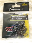 Tsunami Black Barrel Swivel With Interlock Ts-blbw185  size 5  8ct Black