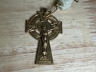 Irish Connemara Marble Square Bead Rosary With A Celtic Cross Crucifix