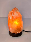 Himalayan Rock Salt Lamp Natural Pink Solid Base 7 5  High  3 5  Wide