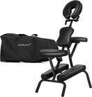 Massage Chair Portable Tattoo Chair Folding Height Adjustable 2 Inch Thick