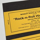 Vintage Ramones Rock N Roll High School High School Movie Ticket New Unused 1983