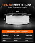 Sunlu 1kg 10 Abs 1 75mm 3d Printer Filament Highly Resistant Durable Toughness