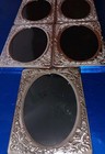 Lot Set Of 4 Vintage Silverplated 6 x4   Wedding  Special Occasion Frames Ribbon