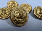 United States Navy Wwii Waterbury Buttons Lot 5