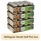  4 Pack  Ball 8 Oz Mason Jars  Regular Mouth Half Pint Canning Jars 12-pack Smal