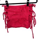 Nwot-sumwon Crochet Mini Skirt W  Lace-up Detail