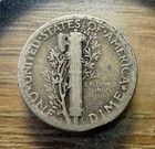 1927-s Mercury Dime - Actual Silver Coin Shown - Free Shipping   Tracking Inv106