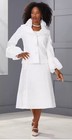 10 Ashro White Formal Wedding Church Holiday Party Jahanna Textured Jacket Dress