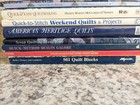 17 Quilting Books Mixed Collection  Quilt Book Lot  Knit Stitch Sew Quilts 30lbs