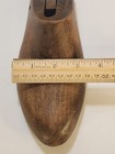 Vtg Wood Shoe Cobbler Form Mold Primitive Antique Folk Art Decor Hinged Knob 11 