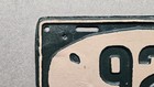      1928 Idaho  passenger  License Plate  92-848  Amateur Repaint