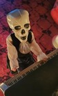 Haunted Vessel Doll Rex Gothic Poet Skull Mask Dark Romantic Collector Art