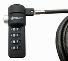 Black Notebook laptop Combination Lock Security Cable