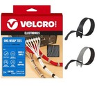 Velcro Reusable Cable Ties 8x1 2  Zip Tie Replacement 150pk Cord Organizer