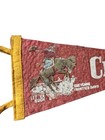 Vintage Cheyenne Frontier Days Wyoming Pennant Souvenir Let  er Buck Horse 11   