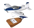 Vans Aircraft Rv-14 Private Plane Desk Top Display Wood Model 1 32 Sc Airplane