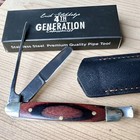 4th Generation Stainless Steel Folding Pipe Tool   Tamper W  Case - Redwood