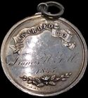  1865  Boston Ma Silver City Medal By Mitchell Francis Gill