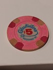 5 Dollar Poker Chip Gladiators Redding Ca 1981-1983  rare
