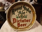 Pre-pro Royal Style And Dictator Beer Tray 13  Pie Globe Brewing Co   Utica Ny