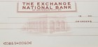 Vtg Missouri Blank Check National Exchange Bank Of Jefferson City Counter Pad D0
