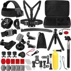 50 Pack For Gopro Hero 12 11 10 9 8 7 6 5 Accessory Kit Bundle Chest Head Mount