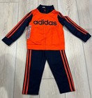 Adidas Boys And Girls 3 Stripe Full Zip Jogger Track Suit Various Color And Size