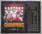Indiana Hoosiers 2025 National Champions 4x10 Engraved Plate W  Scores