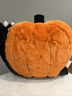 Novogratz 2025 Halloween Jack O Lantern Faux Fur Snail Pillow 18   x 20    Tik Tok