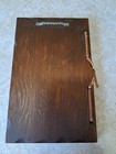 Vintage Just Cocktails Wooden Cover Book 1939  W c  Whitfield First Edition