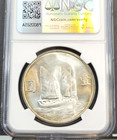 1934 China Silver 1 Dollar Yr23 L m 110 Junk Ship Ngc Ms 64 Extremely Rare Bu