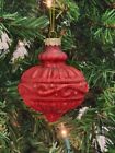 Wizardi Red Round Christmas Glass Ornament F07m7-20-lh76-24108