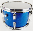 1960 s Rogers Holiday Model 8x12 Sparkling Blue Pearl Wood Tom Tom Cleveland Usa