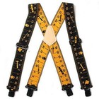 Mens 2 Inch Wide Suspenders Heavy Duty Strong Clips Adjustable Elastic Braces  