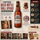 Vintage Beer Bottle Wall Mounted Bottle Opener Rustic Bar Man Cave Decor