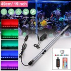 19inch Aquarium Underwater Fish Tank Rgb Led Submersible Smd Strip Lamp   Remote