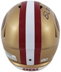 49ers Dre Greenlaw Authentic Signed Full Size Speed Rep Helmet Bas Witnessed