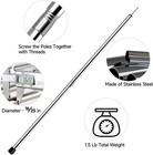 Tarp Poles Adjustable Tent Poles Tarps Heavy Duty For Canopy Shelter Awning Repl