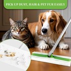 100 Count Dry Sweeping Cloths - Disposable 7 8 Inches X 11 4 Inches  White 