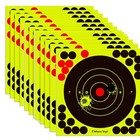 1 100pcs 8x8  Shooting Targets Splatter Gun Rifle Reactive Practice Paper Target