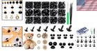 398pcs Safety Eyes And Noses Set For Amigurumi Crafts - Complete Doll-making Kit