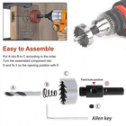 High Quality Hss Drill Bit Hole Saw Set Stainless Steel Metal Alloy 16-63mm