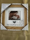 Pearhead First Mother   s Day Baby Fingerprints And Photo Keepsake Frame bin10 