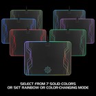 Enhance Large Hard Surface Led Gaming Mouse Pad - 7 Rgb Light Up Modes