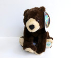 Fao Schwarz Brown Bear Plush Stuffed Animal Sustainable Toy 10  Nwt